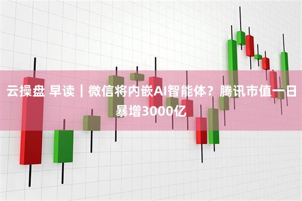 云操盘 早读｜微信将内嵌AI智能体？腾讯市值一日暴增3000亿